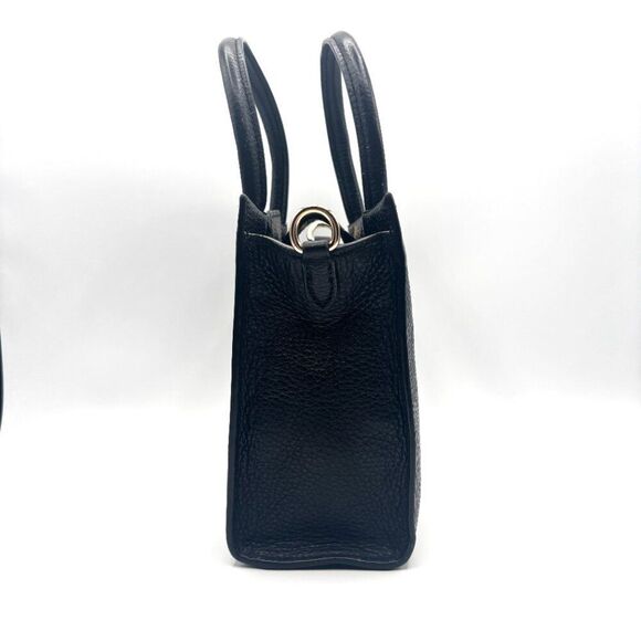 Coach Mini Cally Crossbody in Black Pebbled Leather (PRE-OWNED) - Picture 4 of 7